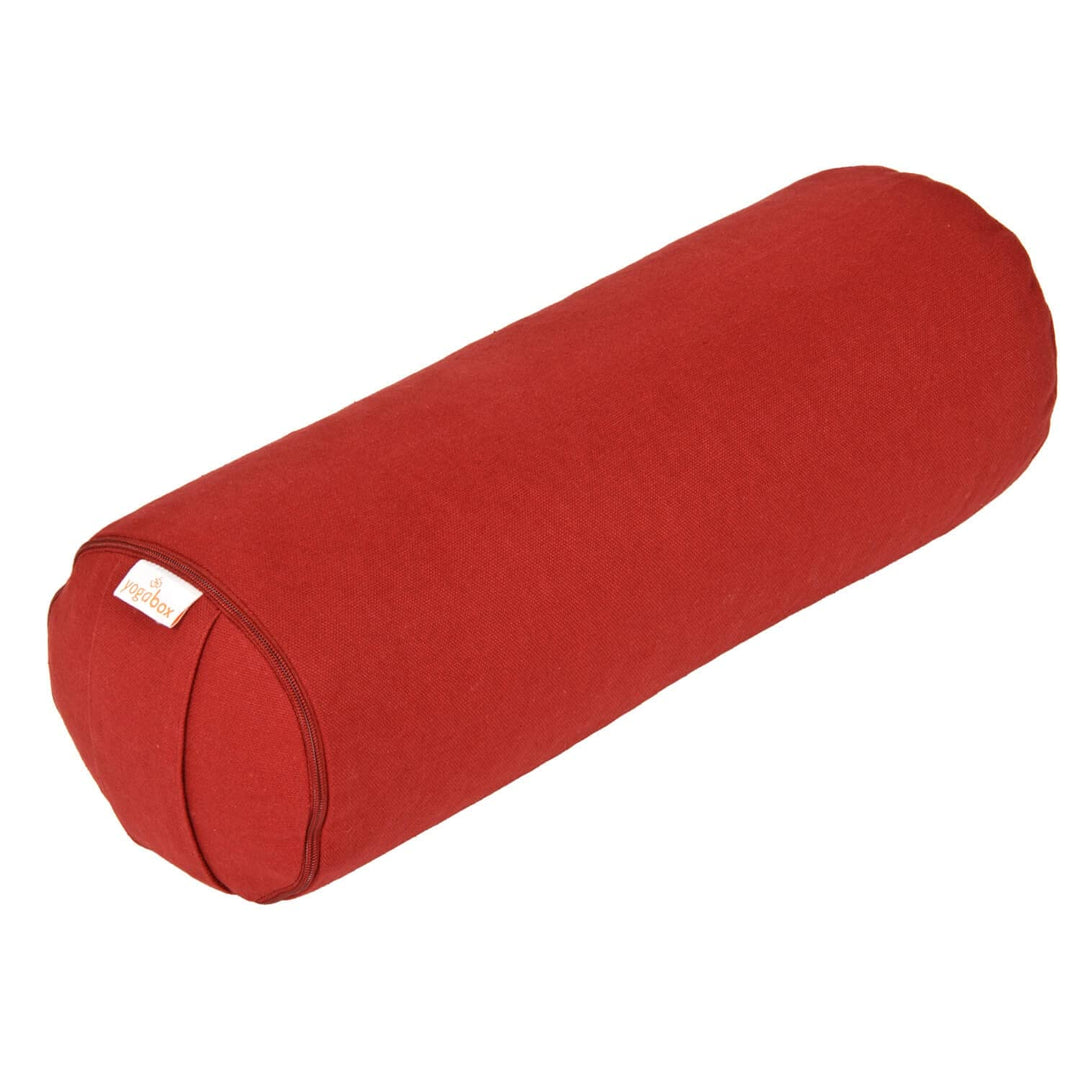 Yogabox Yoga MINI Bolster/Nackenrolle Basic bordeaux, bordeaux