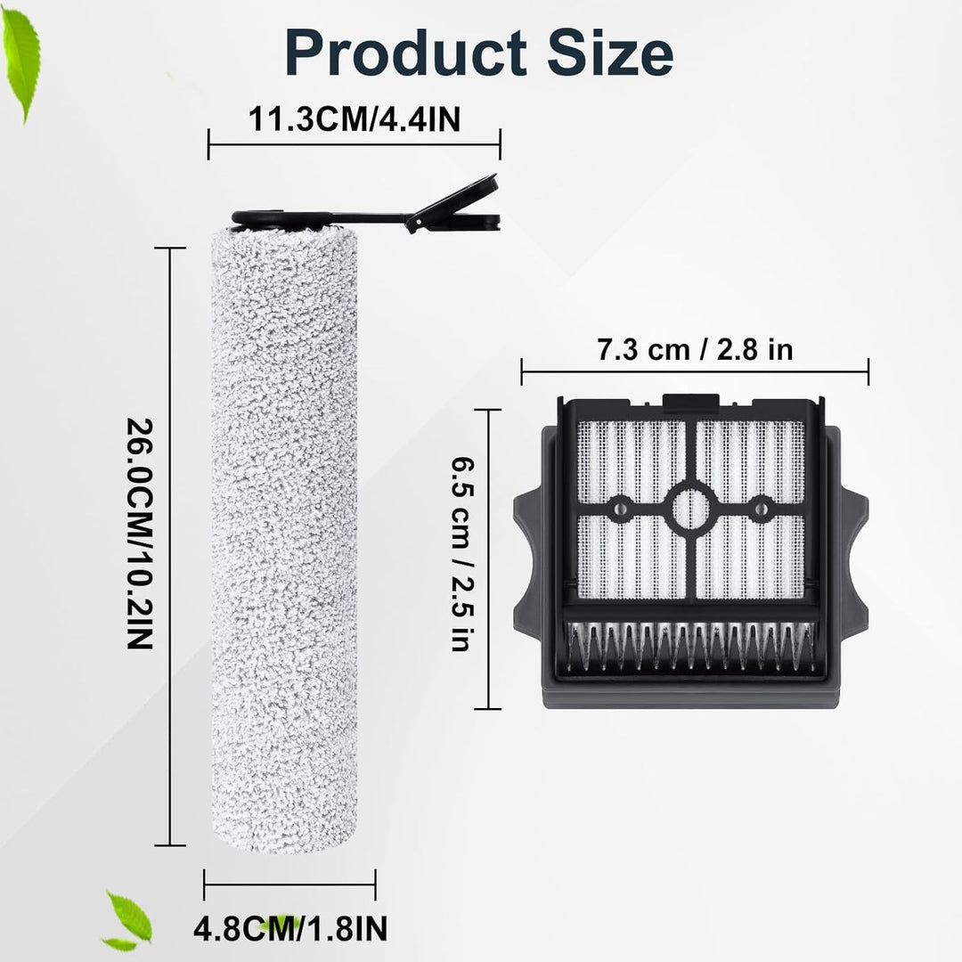 Bürstenrolle Filter Ersatzteile für Tineco FLOOR ONE stretch S6/SWITCH S6/S6 stretch lite/S7 Stretch
