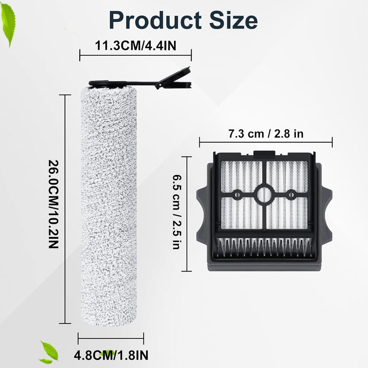 Bürstenrolle Filter Ersatzteile für Tineco FLOOR ONE stretch S6/SWITCH S6/S6 stretch lite/S7 Stretch
