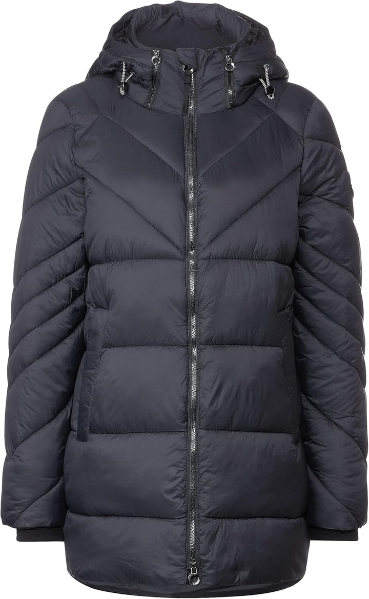 STREET ONE Damen A201878 Steppjacke 38 Schwarz, 38 Schwarz