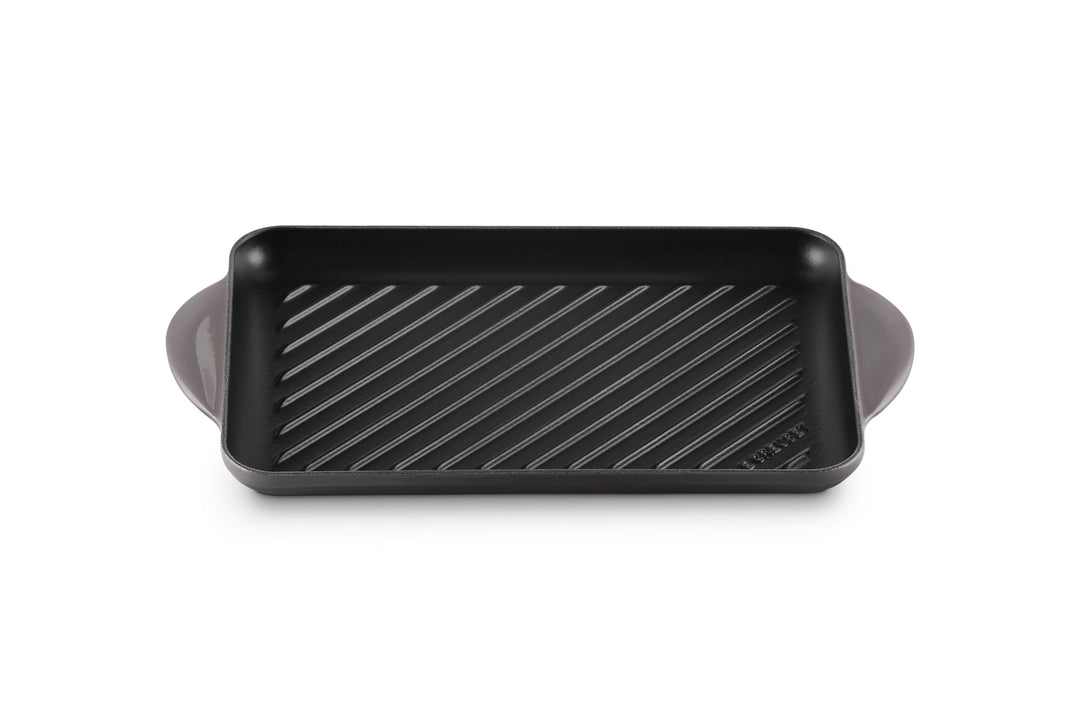 Le Creuset Rechteckige Grillplatte aus Gusseisen, 32 cm, Für alle Herdarten inkl. Induktion geeignet