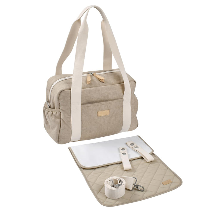 BÉABA, Wickeltasche Für Baby, mehrere Fächer, 10 Taschen, Trolley-Gleitverschluss, Schultergurt, iso