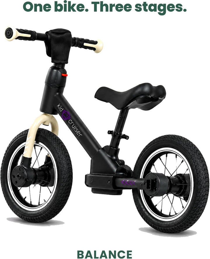 Kidcruiser Pedalplay laufrad ab 2 Jahre, ideal zum Radfahren Lernen, 3‑in‑1 mit LED Stützrädern &amp; Pe