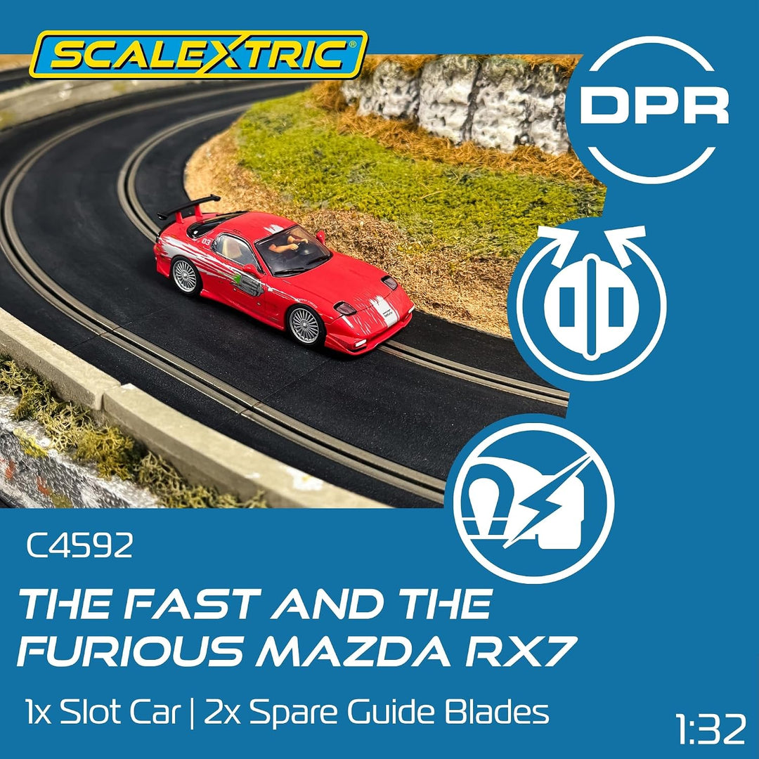 Scalextric C4592 The Fast and The Furious - Mazda RX7 - Dom Toretto
