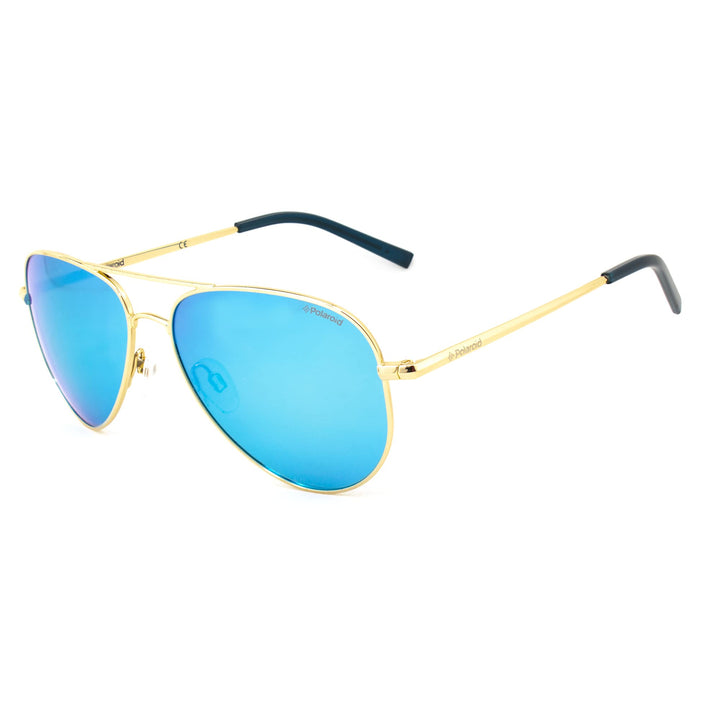 Polaroid Unisex-Erwachsene PLD 6012/N Jy J5G 56 Sonnenbrille, Gold (Gold/Grey Bl)