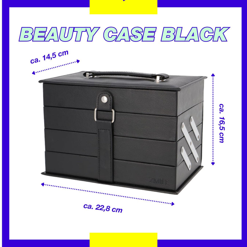 ZMILE COSMETICS Beauty Case Black Kosmetikkoffer vegane Kosmetik mit Schminke - Make Up Set für unte