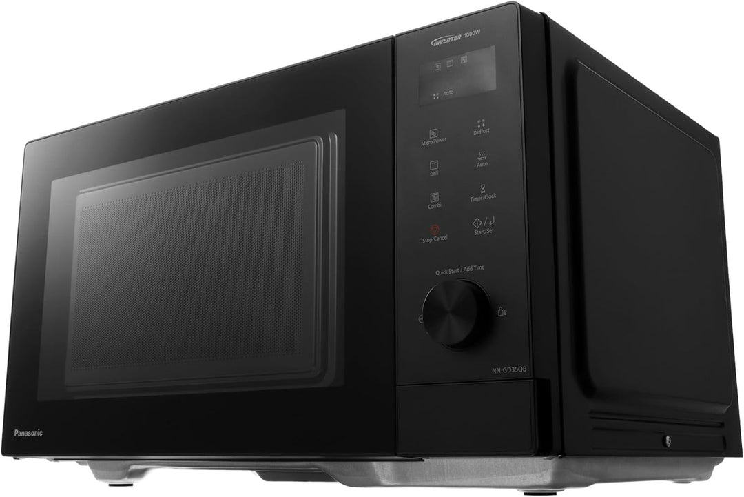 Panasonic NN-GD35QBEPG 29L Grill-Mikrowelle, 1000 W, automatisches Auftauen, Kombinationsgaren, Time
