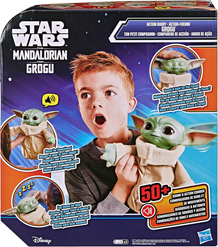 Star Wars Action-Freund Grogu, 25 cm grosse animatronische, interaktive Action-Figur The Mandalorian