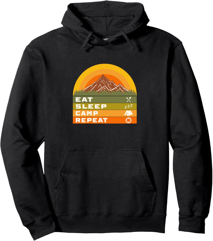 Camping Natur Wildnis Abenteuer Natur Pullover Hoodie
