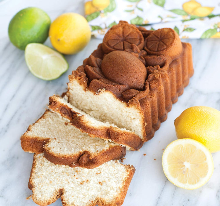 Nordic Ware Backform Citrus Blossom Loaf Pan Aluminium Braun, 25,4cm x 25,4cm, NW 90248, 25,4cm