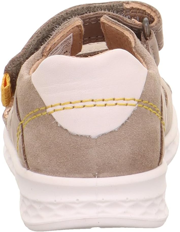Superfit Baby Jungen Lagoon Sandale Knöchelriemen, Beige Gelb 4000
