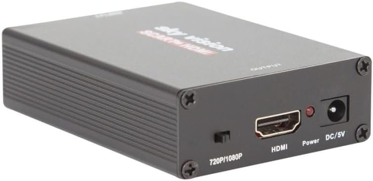 Sky Vision auf HDMI Konverter, Premium LINE zu HDMI Adapter, PAL und NTSC Unterstützung, 720P / 1080