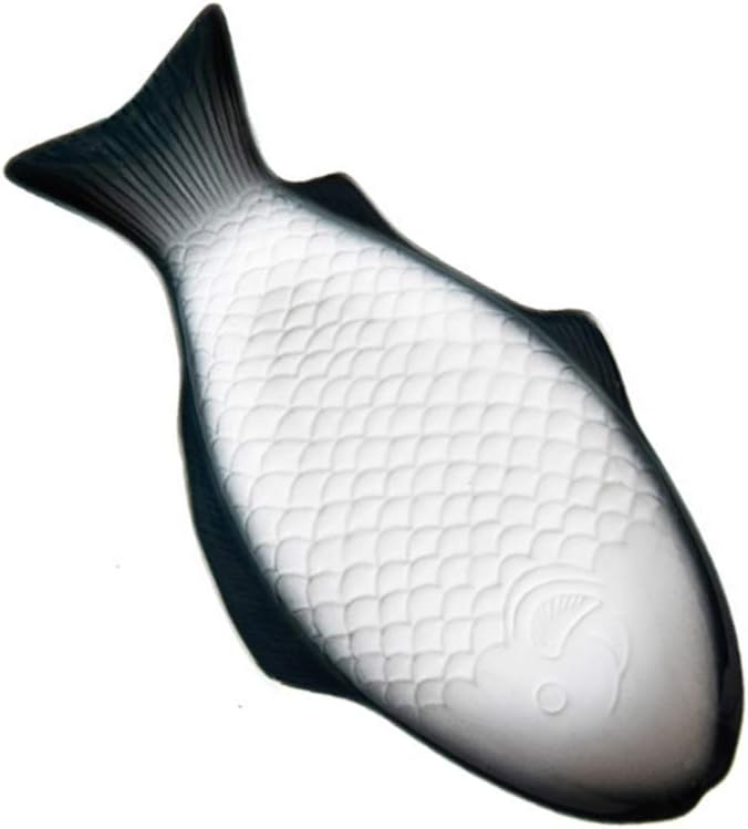 Healeved Servierschalen Fischplattenkeramikgeschirr Kreativer Plattenfischform Fischpfanne für Resta