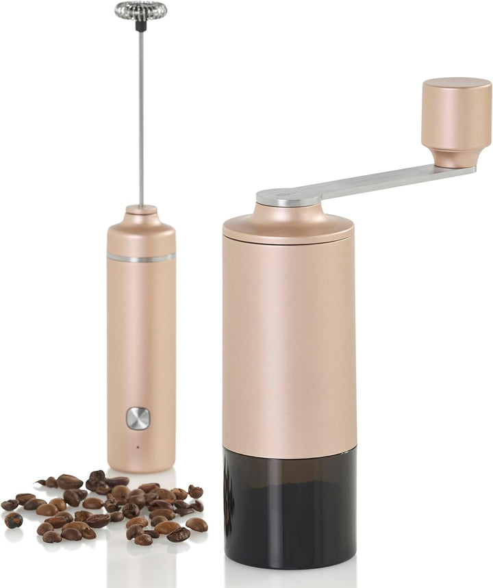 AdHoc MC13 Kaffeemühle Moro | Manuelle Mühle mit CeraCutXL Keramikmahlwerk &amp; DirectDrive-Kurbel | St