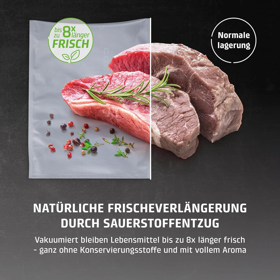 CASO 1520 VR 190 advanced Vakuumierer - Folienschweissgerät mit 2,5 mm starker Schweissnaht, bis zu