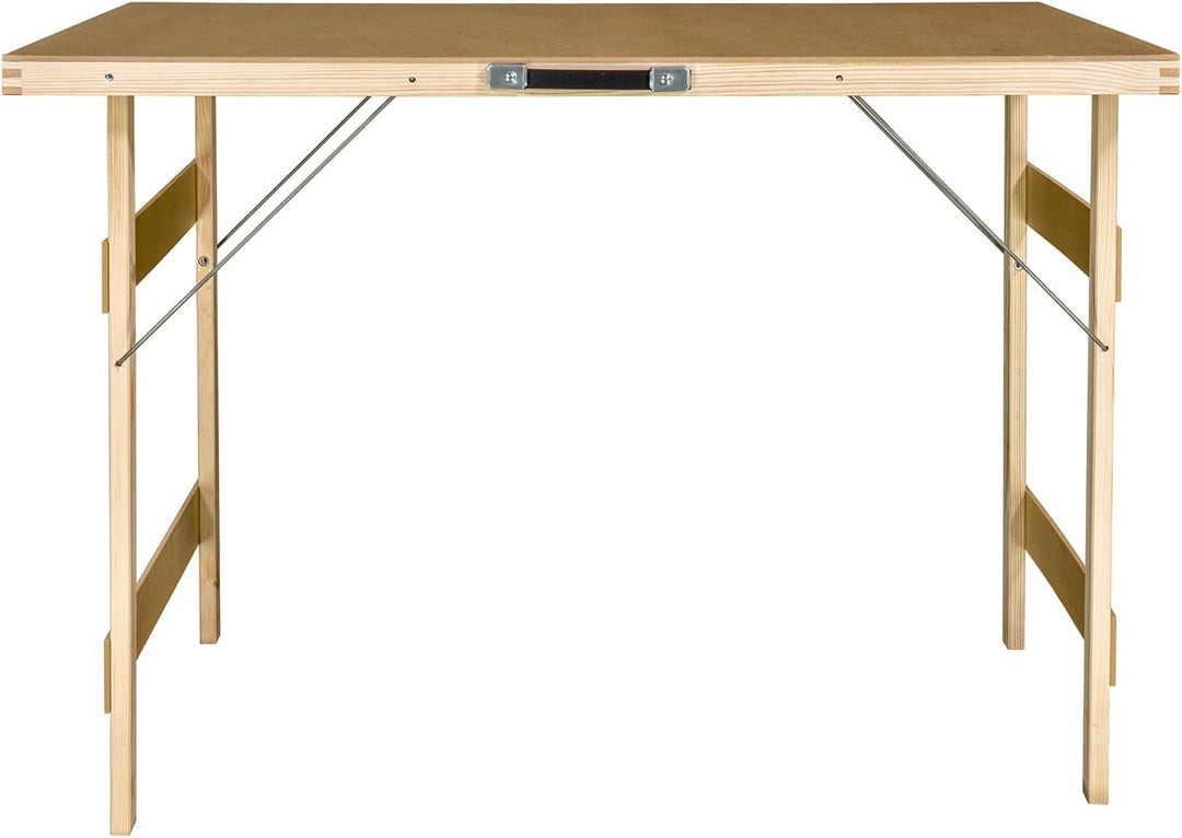 Faltbarer Campingtisch Holz 100x56 Kleiner Klapptisch Camping Garten Tisch Klappbar Multifunktionsti