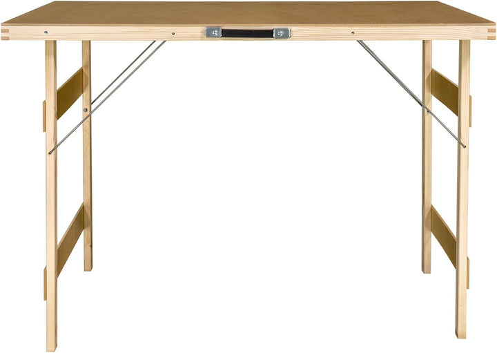 Faltbarer Campingtisch Holz 100x56 Kleiner Klapptisch Camping Garten Tisch Klappbar Multifunktionsti
