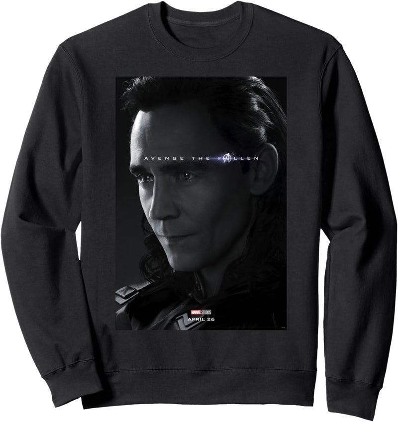 Marvel Avengers Endgame Loki Avenge The Fallen Poster Sweatshirt