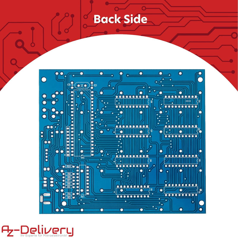 AZDelivery 3D LED Cube 8x8x8 Würfel Bausatz Lichtmatrix für Elektronik-labor Projekte programmierbar