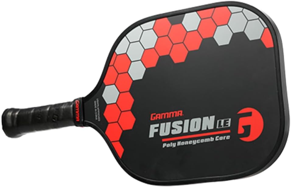 Gamma Poly Core Pickleball-Paddel: Pickle Ball Paddel für drinnen und draussen – strukturierte Graph
