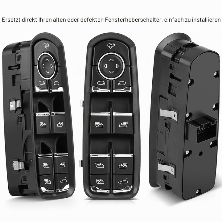 Qiilu Fensterheber Hauptschalter, Vorne Links Fensterheberschalte für Cayman Panamera Macan 7PP95985