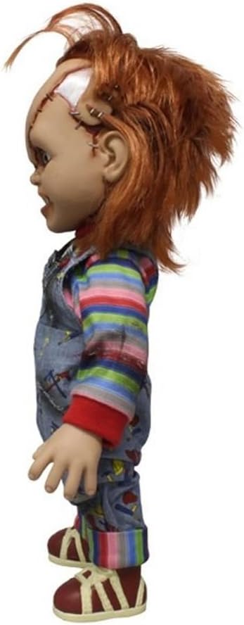 Mezco Close Up 25363 Child's Play bewegliche und sprechende Chucky Puppe