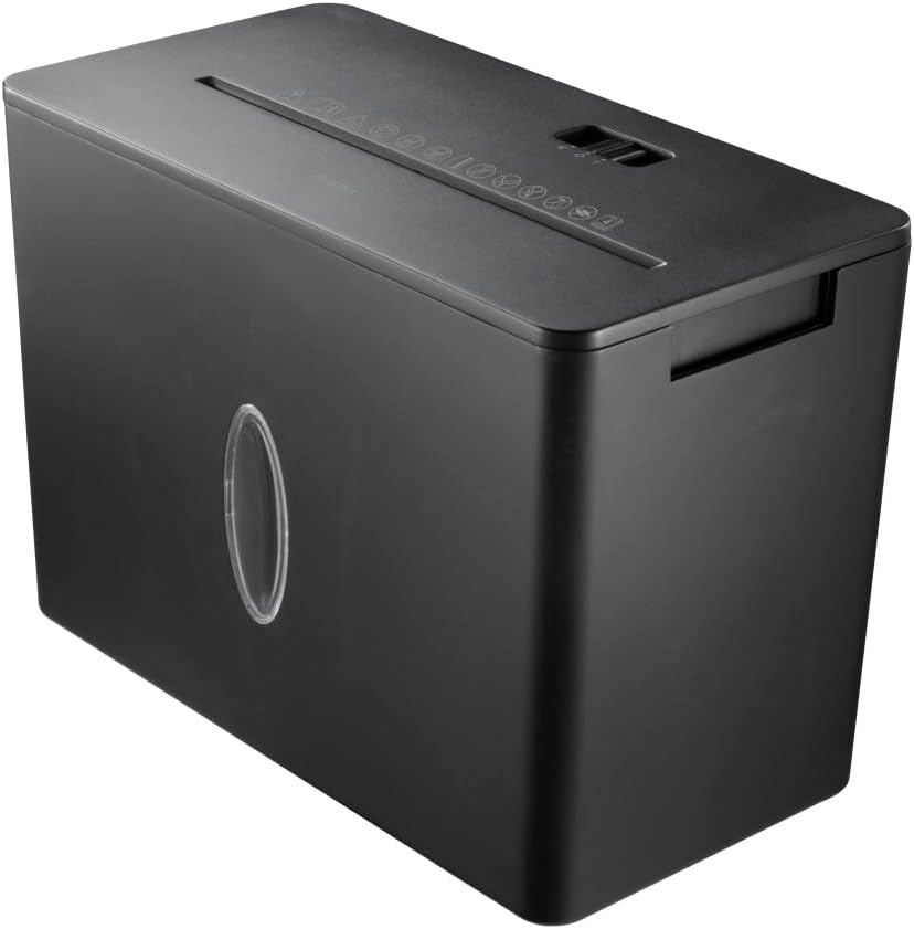 Hama Aktenvernichter P4 T4 E3 (Papierschredder mit Sicherheitsstufe, DSGVO konform, mit Einzug, auch
