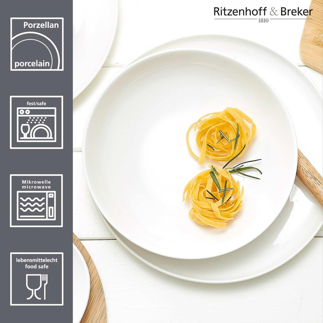 Ritzenhoff & Breker Tafelservice Skagen, 12-teilig, Weiss, Tafelservice