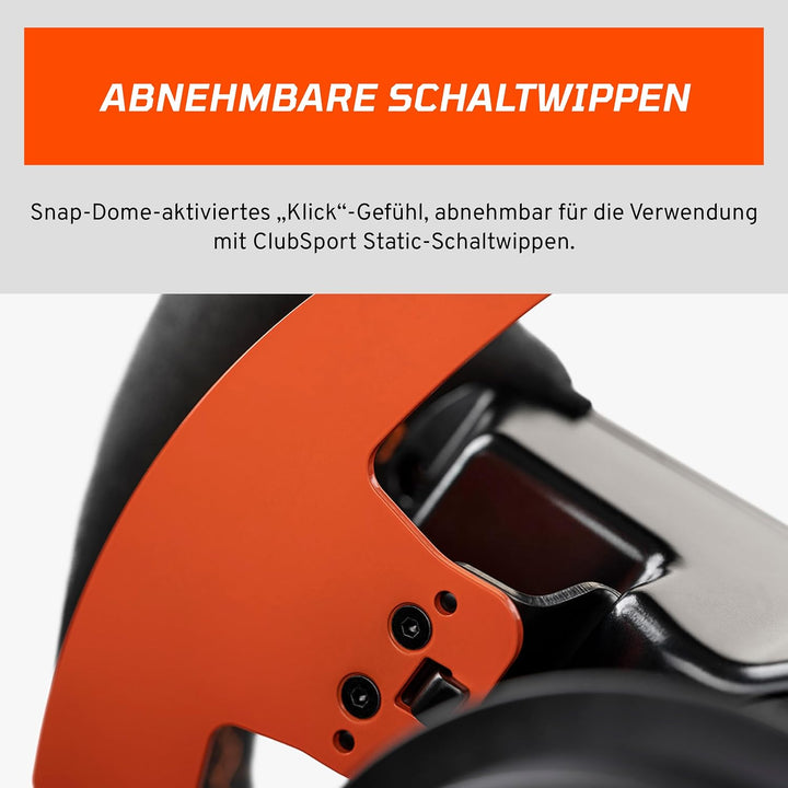 FANATEC CSL Elite Offiziell Lizenziertes WRC Xbox Rallye Sim Racing Lenkrad – Alcantara-Bezug, LED-R