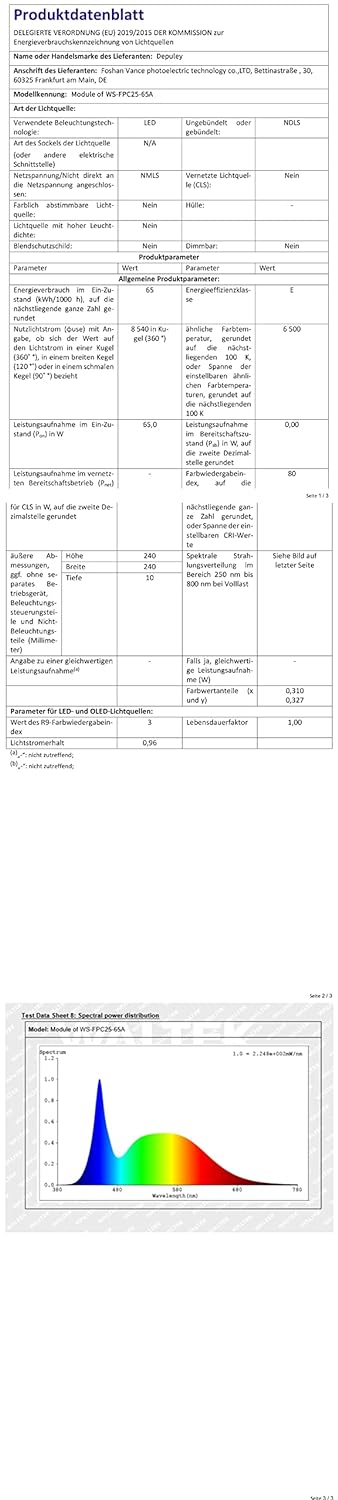 Depuley 48W LED Deckenleuchte mit Fernbedienung Einstellbar, 3 Farbenwechsel, Nachtlichtmodus, IP44