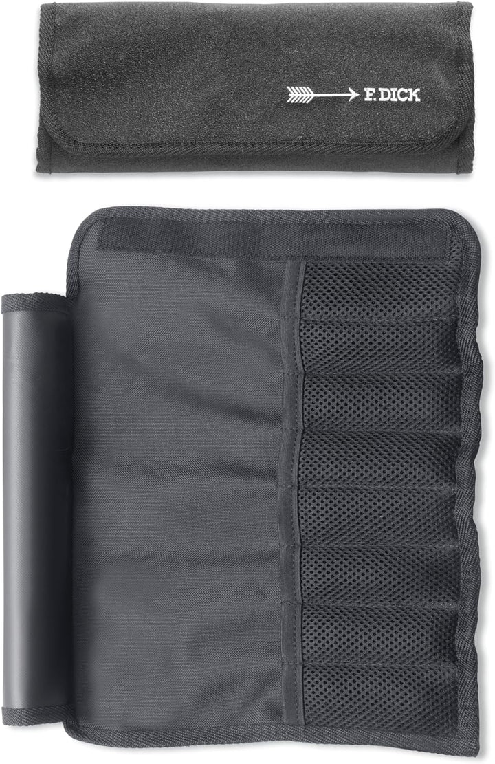 F. DICK Garnierset in Rolltasche 7-teilig (komplettes Set, SparschŠler, Winkelpalette, 2 Fruchtausst