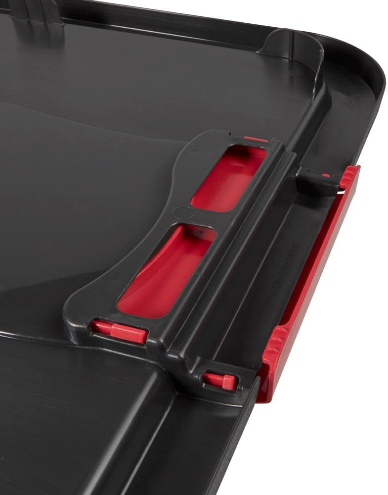 keeeper Transportbehälter mit Deckel und Schiebeverschluss, Extra Stabil, 59,5 x 39,5 x 34 cm, 52 l,