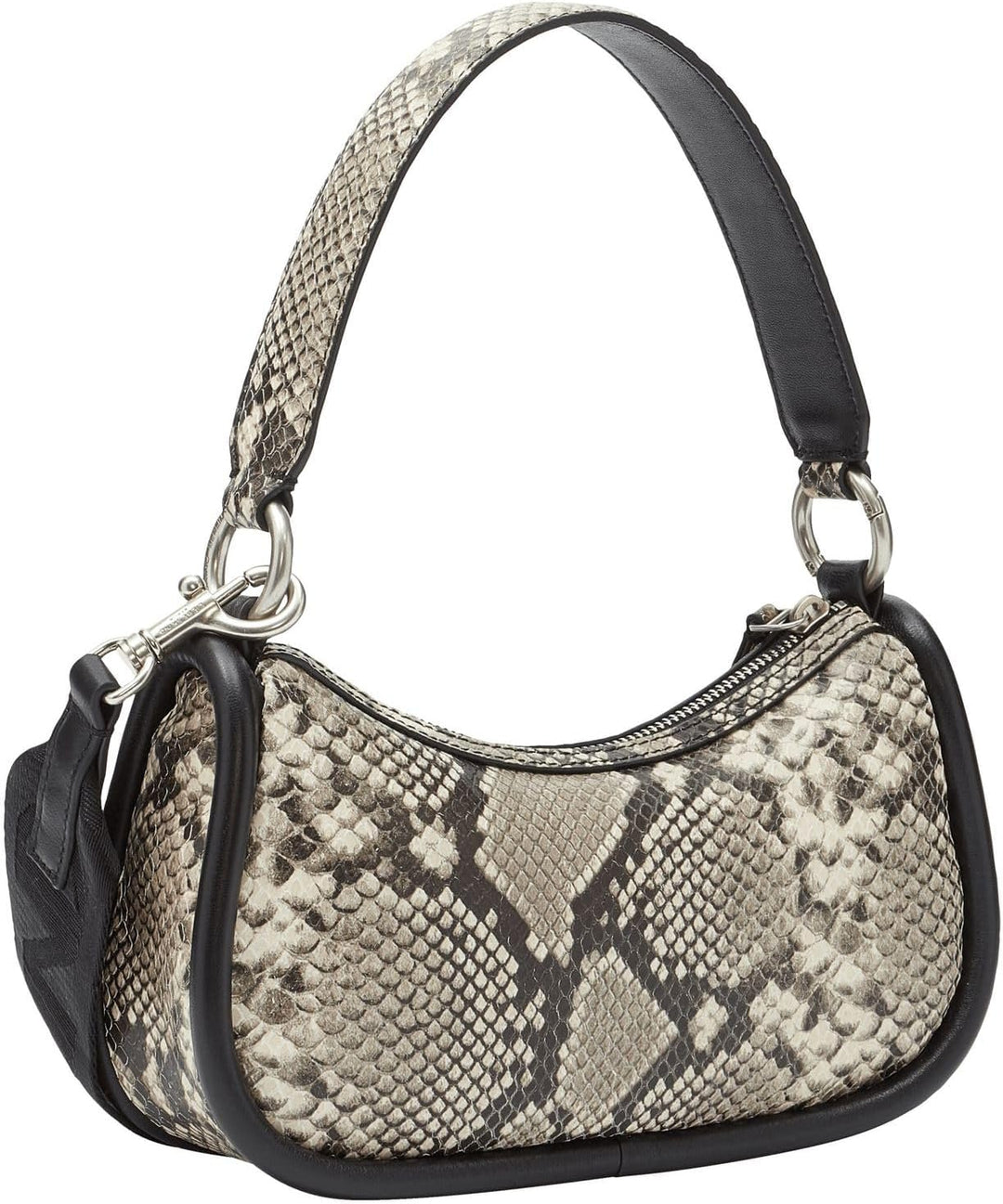 Liebeskind Berlin FAB 2 SNAKE HOBO Schultertasche, Small (HxBxT 15cm x 25.5cm x 6cm)