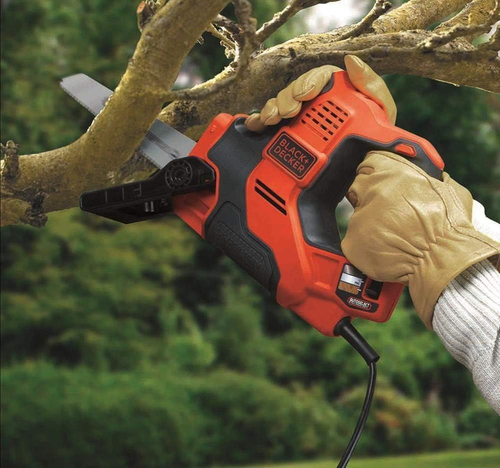 Black+Decker 3-in-1 Autoselect Universalsäge Scorpion 500W RS890K – Elektrische Mehrzwecksäge Hand-,