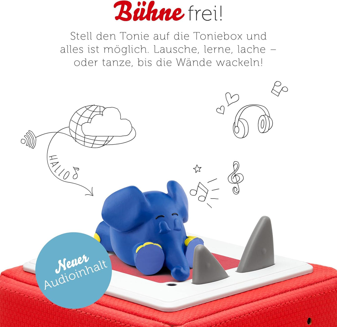 tonies Hörfiguren für Toniebox, Die Sendung mit dem Elefanten – Schlaf schön!, Hörbuch mit Musik für