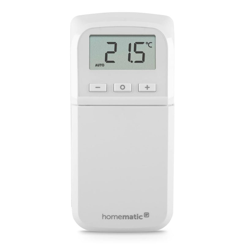 Homematic IP Smart Home Heizkörperthermostat – kompakt Plus, digitaler Thermostat Heizung, Heizungst