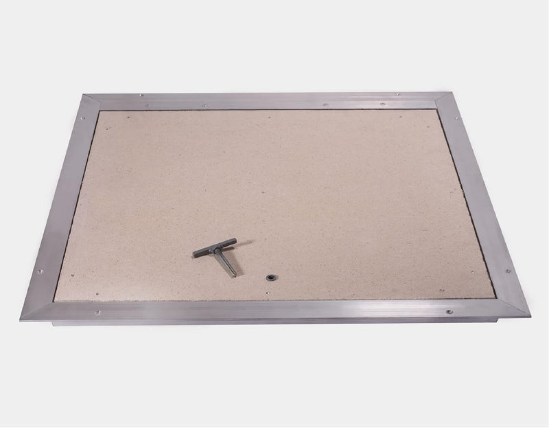 Schachtabdeckung 600 x 700 mm (P) - Seitenscharniere,Für alle Arten von Oberflächen: Fliesen, Lamina