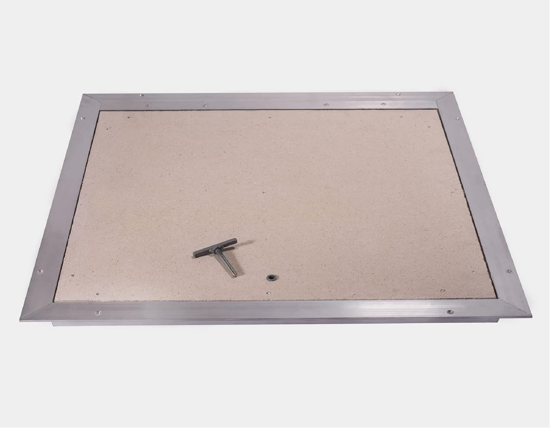 Schachtabdeckung 700 x 800 mm (P) - Seitenscharniere, Bodenluke Schachtdeckel Revisionsschacht Kanal