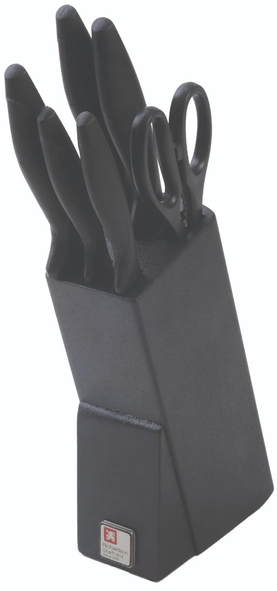 Richardson Sheffield NEW LASER Messerblock 6-teilig, kompakt & platzsparend, ideal für den Alltag, b