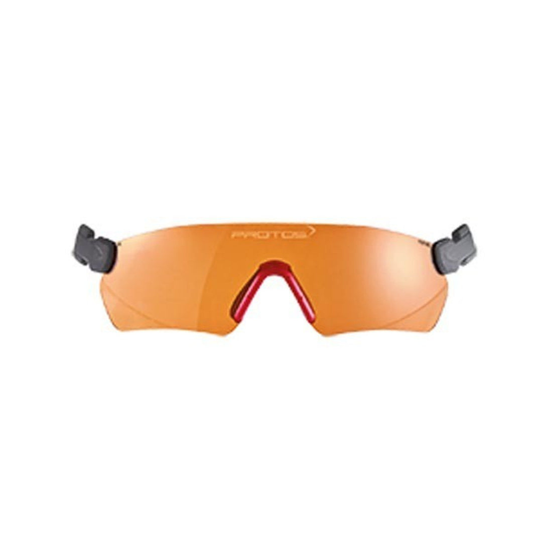 Protos integrale Schutzbrille für Helmsystem, Farbe:orange