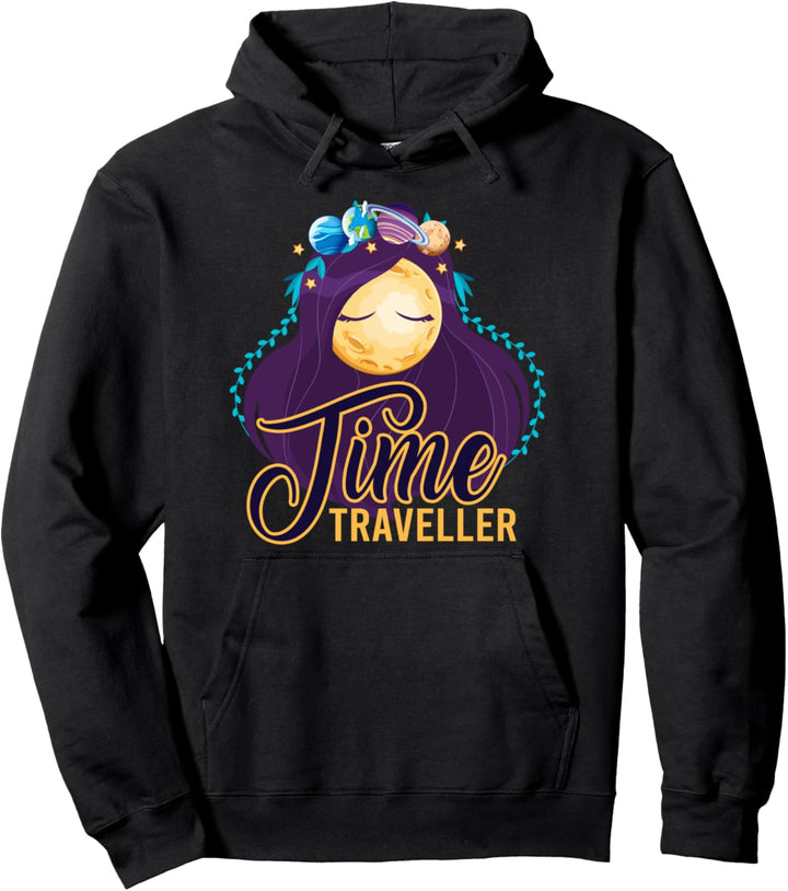 Zeitreisende Süsses Mädchen Planet Universum Sterne Geschenk Pullover Hoodie