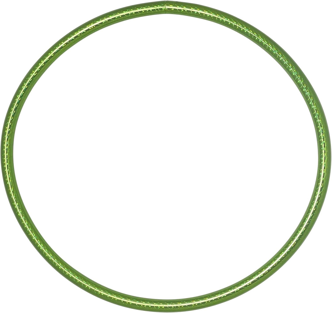 Hoopomania Kinder Hula Hoop Reifen, Hologramm Muster, Ø60/70/80cm Ø60cm Grün, Ø60cm Grün