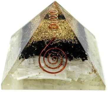 CrystalAge Tourmaline & Selenite Orgonite ~50mm