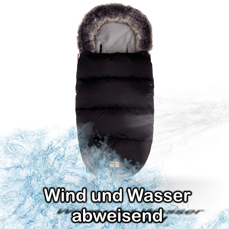 Winterfusssack mit Coralfleece/Fusssack für Kinderwagen/Buggy/Jogger/Atmungsaktiv/Kinderwagenfusssac