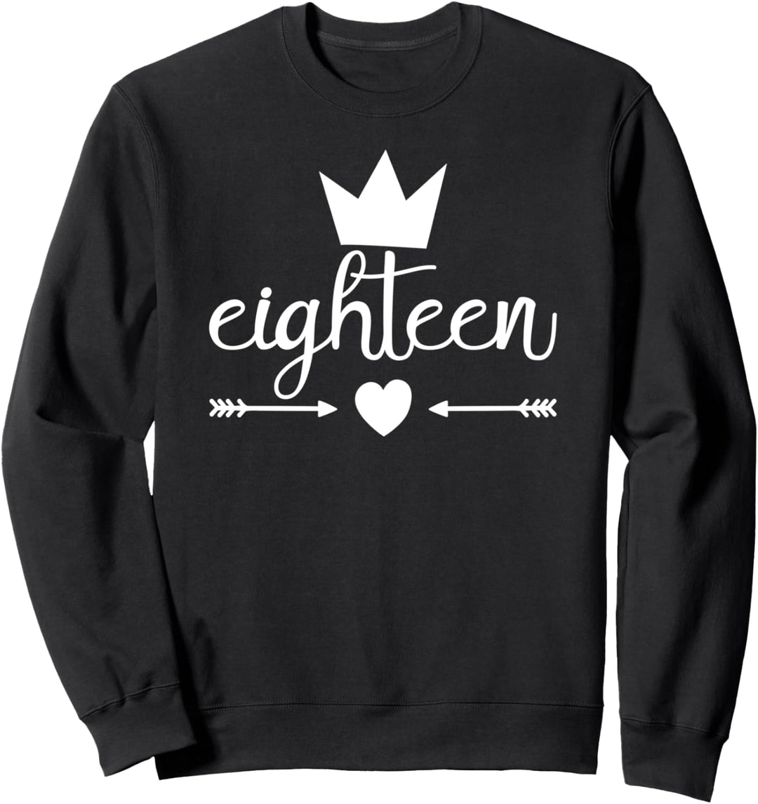 18. Geburtstag Mädchen Eighteen Years 18 Geburtstag Tochter Sweatshirt