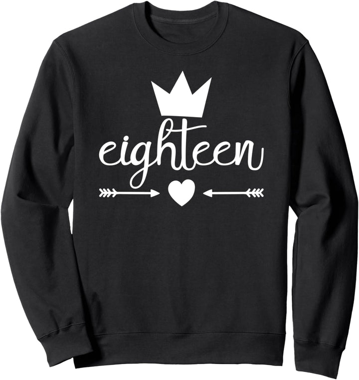 18. Geburtstag Mädchen Eighteen Years 18 Geburtstag Tochter Sweatshirt