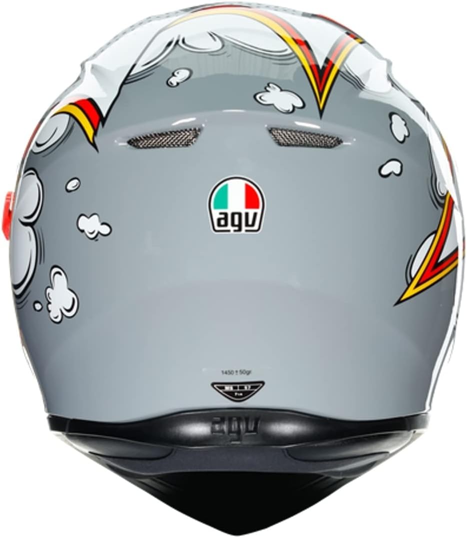 AGV CASCO K3 SV MULTI MPLK S BUBBLE GREY/WHITE/RED, S BUBBLE GREY/WHITE/RED