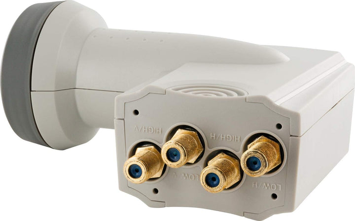 Schwaiger Sun Protect - Digitales Quad LNB (hellgrau)