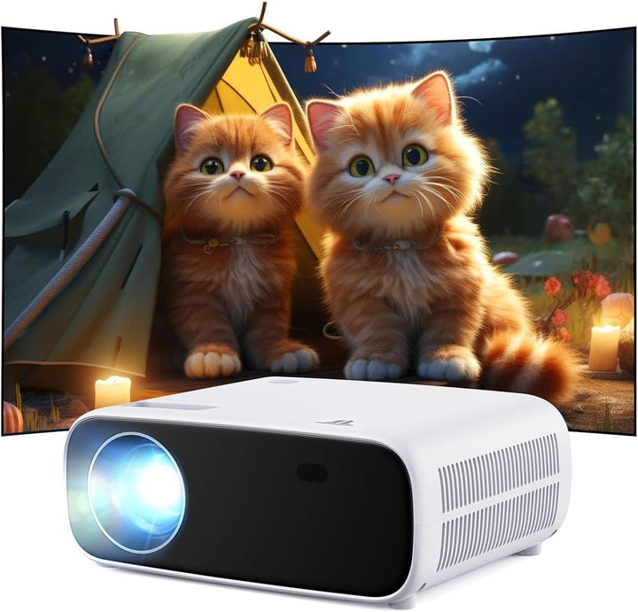 2025 Neues Hochleistungsbeamer, unterstützt Switch und PS5 ohne Verzögerung, Beamer mit WiFi und Blu