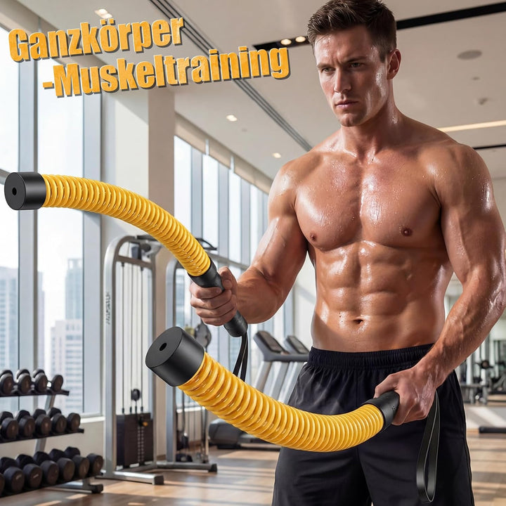 Battle Rope ohne Seil für das Heimtraining, Ropeless Battle Ropes mit 4 x 50 g Gegengewichten & Aufb